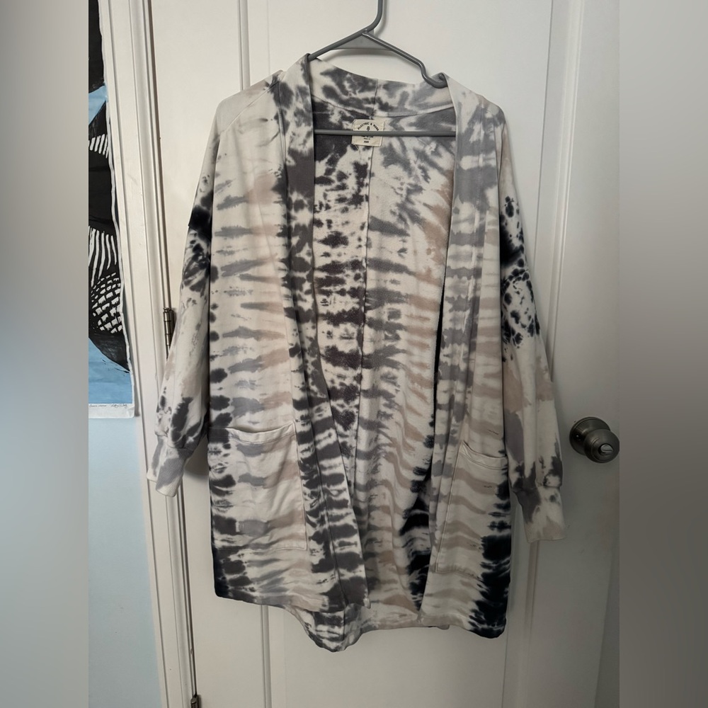 Electric & Rose Tie-Dye Cardigan